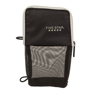 Five Star Stand N Store Pencil Pouch Black/Gray